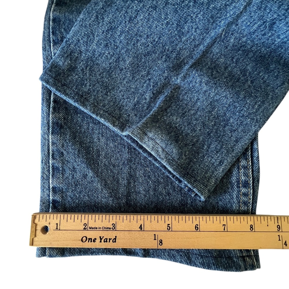 Vtg Lee Riders Genuine Denim Jeans 90's Mens 36x34 Blue USA Relaxed Fit **READ** - Picture 12 of 14